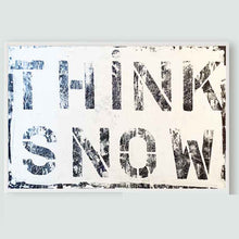 Load image into Gallery viewer, Think Snow 24x36 Original Canvas