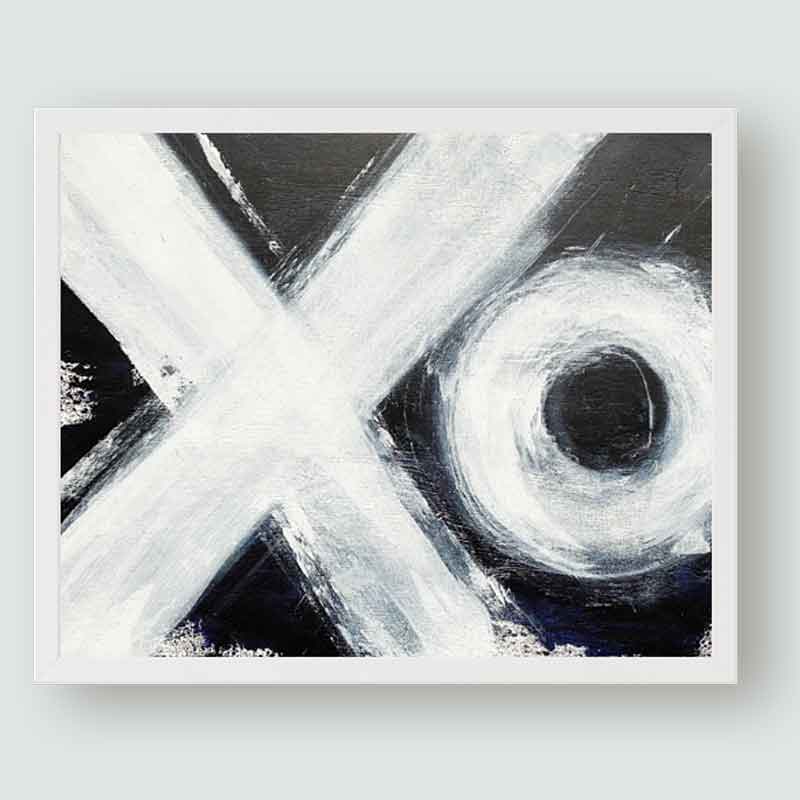 XO 16x20 Original Art Canvas